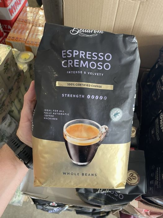 Кава в зернах Белларом Еспрессо Кремосо 1кг / кофе в зернах Bellarom Espresso Cremoso