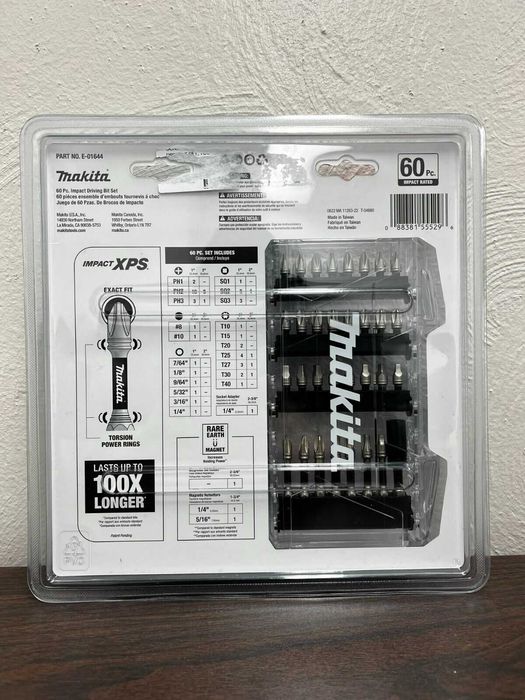 Набор ударных бит Makita E-01644 Impact XPS 60 шт.