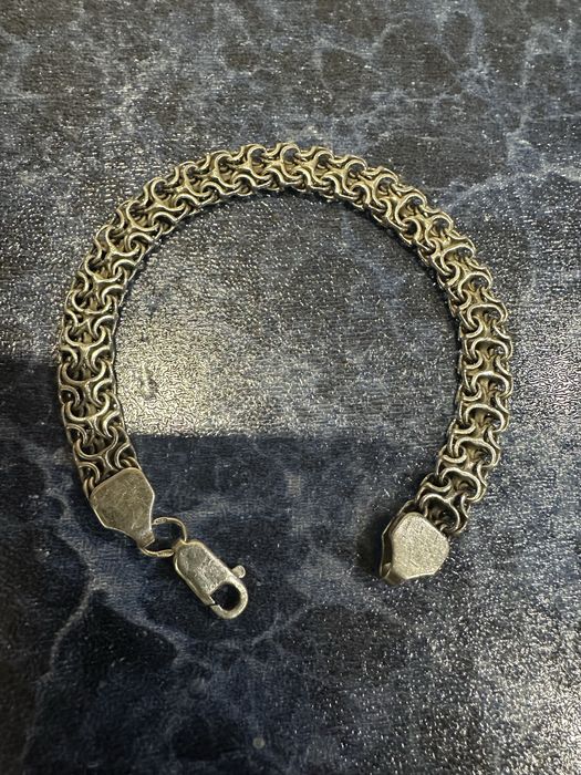 Срібний браслет Рамзес