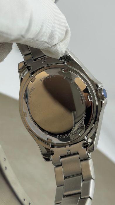 Жіночий годинник Fossil Riley ES3202 з кристалами Swarovski (Сріблястий)