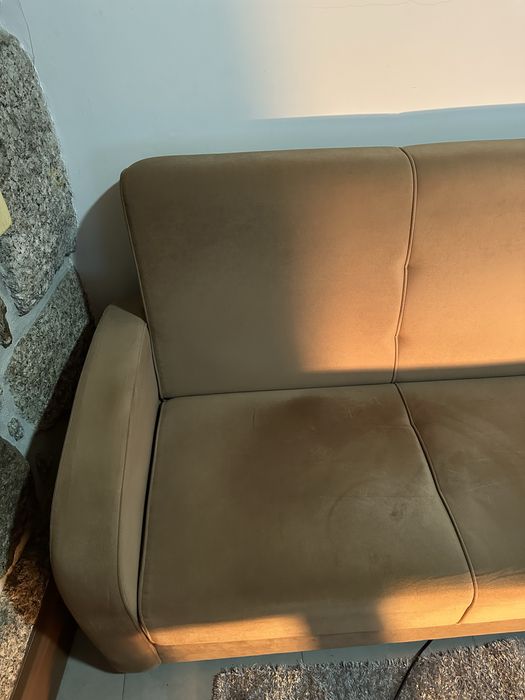 Sofa 3 lugares  camel