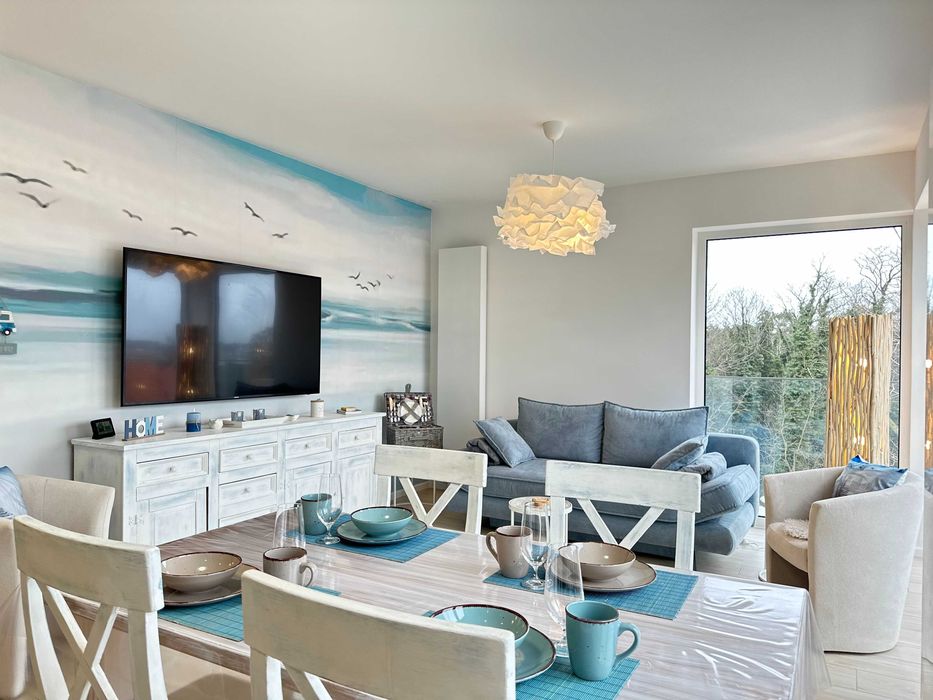 Apartament OCEAN&RIVER Sand Dunes Dziwnów z widokiem na morze i rzekę