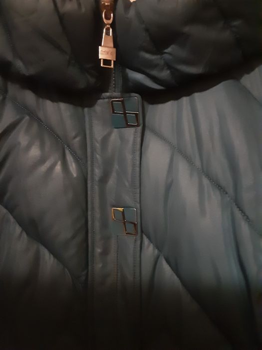 Женский зимний теплый пуховик - 48 размер / женская куртка зимняя