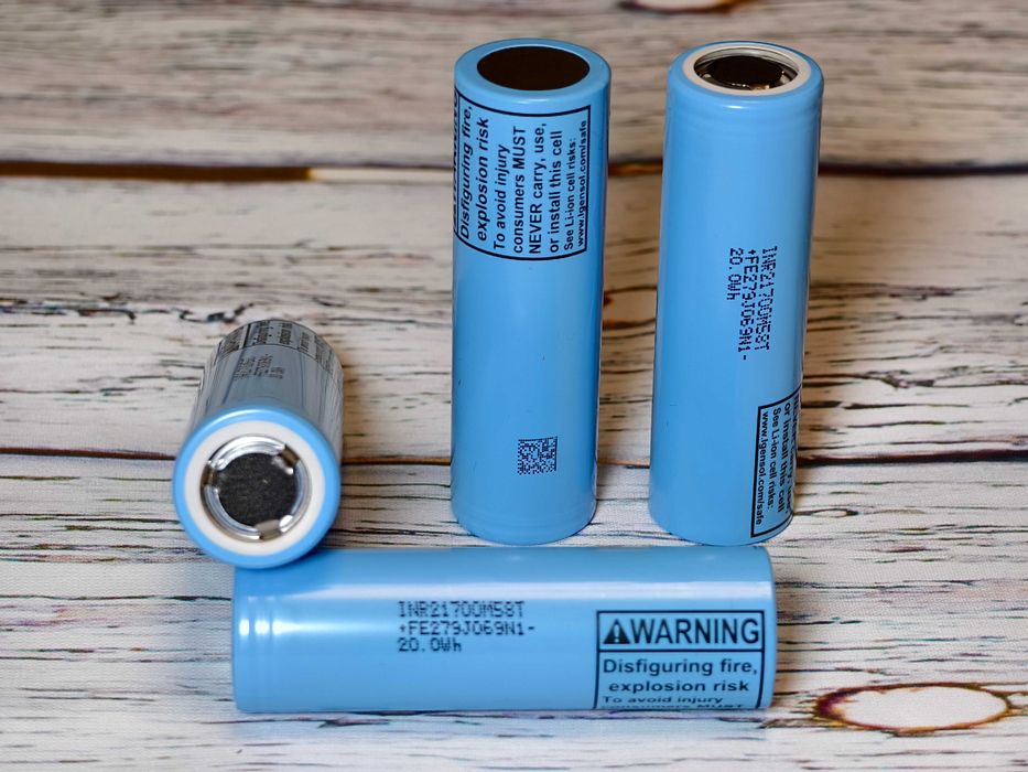 Акумулятор 21700 LG INR21700 M58T 5800 мА 12.5 A підвищена ємність!