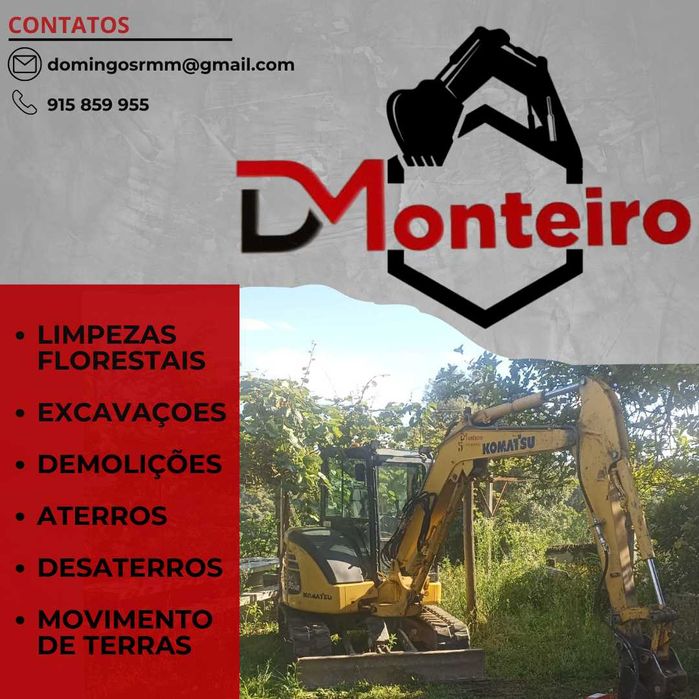 DMonteiro:trabalhos como limpezas florestais,escavação,demolição,muros