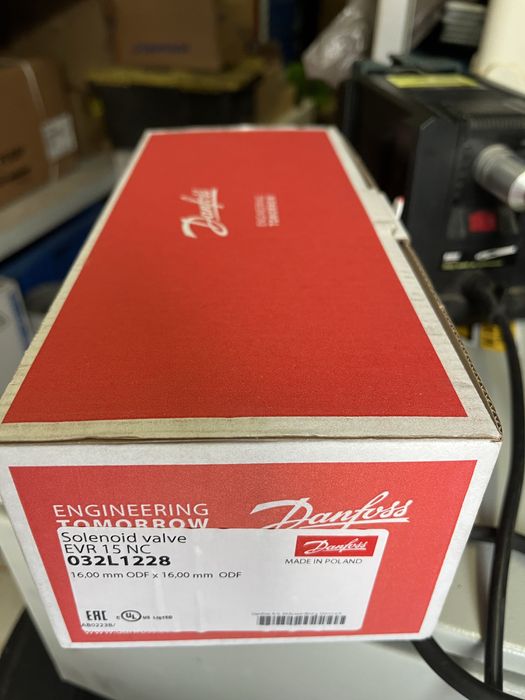 Zawór elektromagnetyczny Danfoss EVR 15  lutowany 16mm