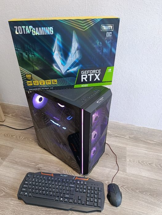 ИГРОВОЙ ПК  ,R9 5950X, RTX3090, 32gb,ssd  WD blаk sn850 2Tb