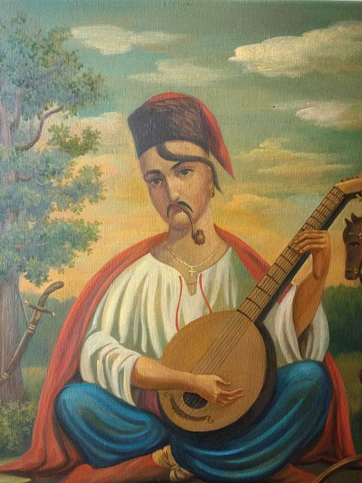 Козак Мамай ,картина олією