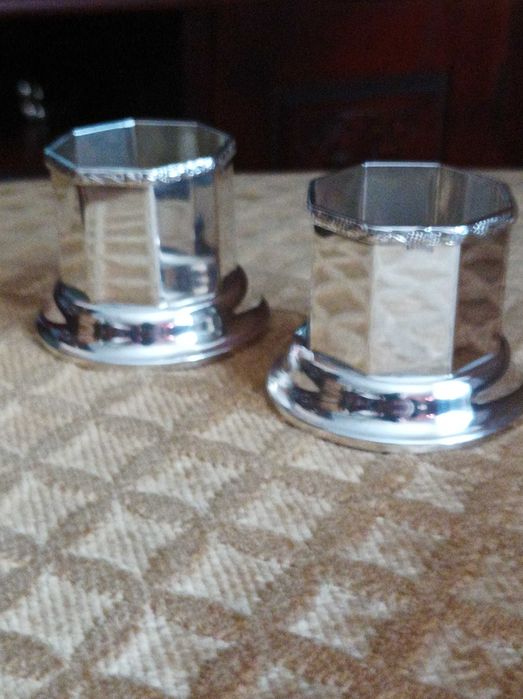 Piękne solniczki Pr 800 Niemcy Lutz Weiss Art Deco