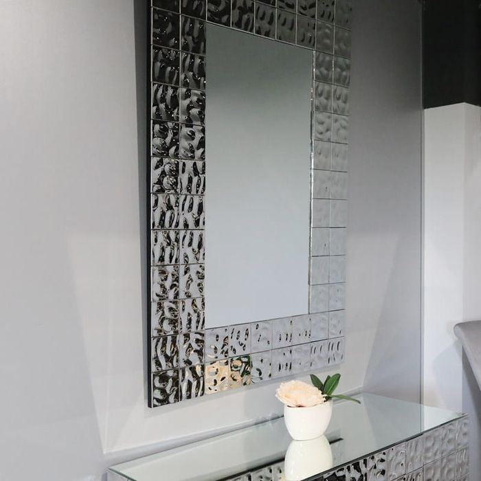 Lustro glamour prostokątne 88,6x128 cm M-0680