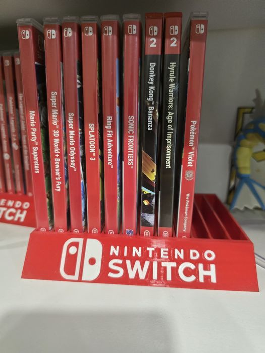 Organizador para 12 Jogos Nintendo Switch impressão 3D