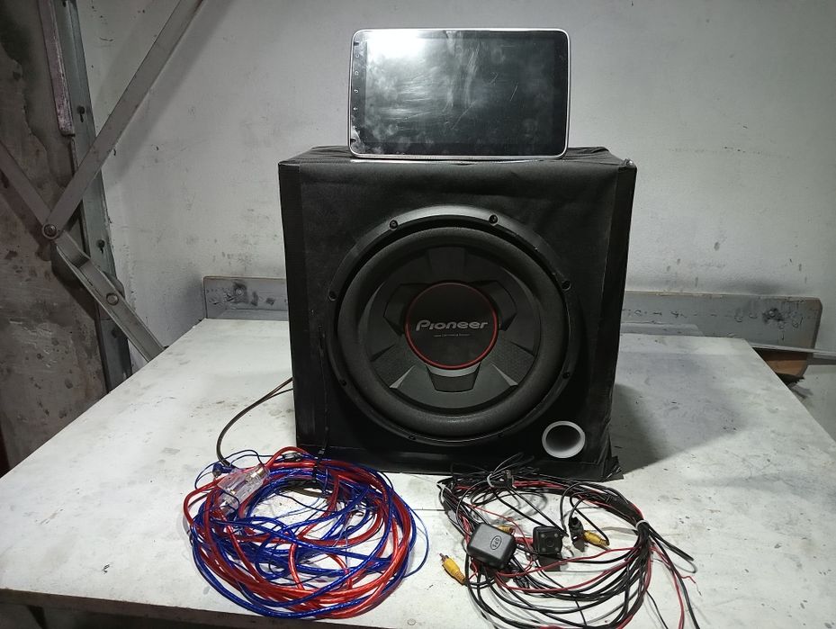 Alto rádio android de 10 " polegadas com USB,GPS, câmera e subufere