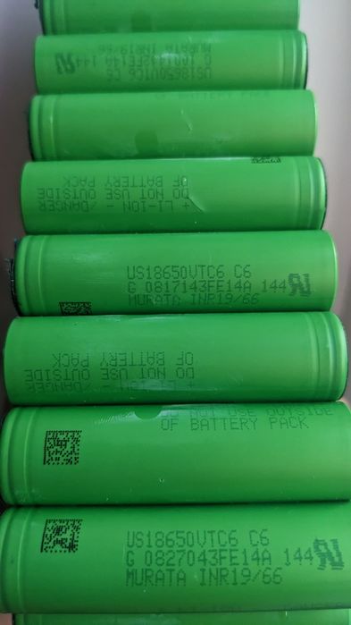 Sony Murata в оригіналі 18650 VTC6 3000mAh 30A