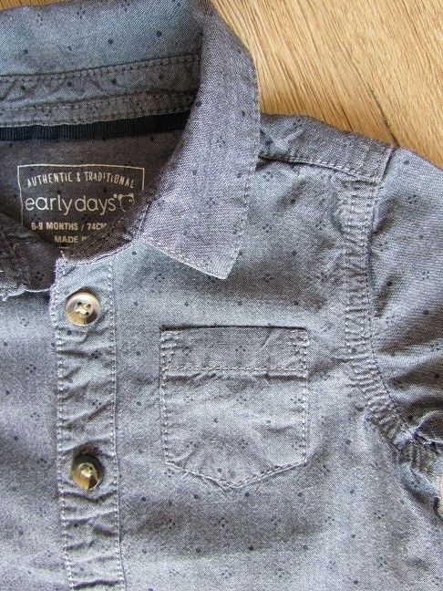Koszula Early Days 74 STAN IDEALNY jak nowa 100%bawełny