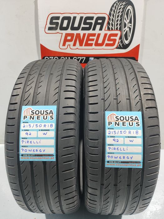 2 pneus semi novos 215-50R18 Pirelli - Oferta dos Portes
