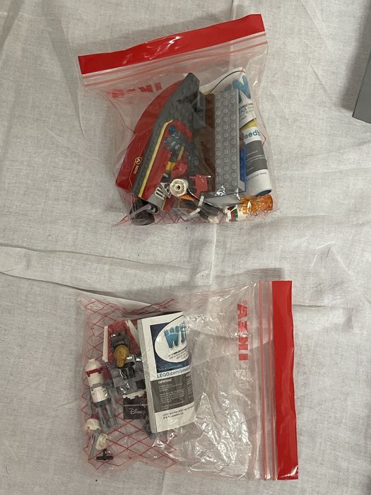 Conjuntos de legos pequenos