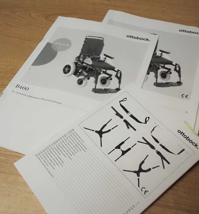 Wózek inwalidzki elektryczny Ottobock B400. Duży zasięg.