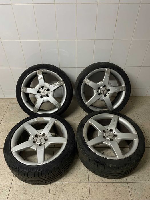 Jantes Mercedes W203 AMG R18 com pneus
