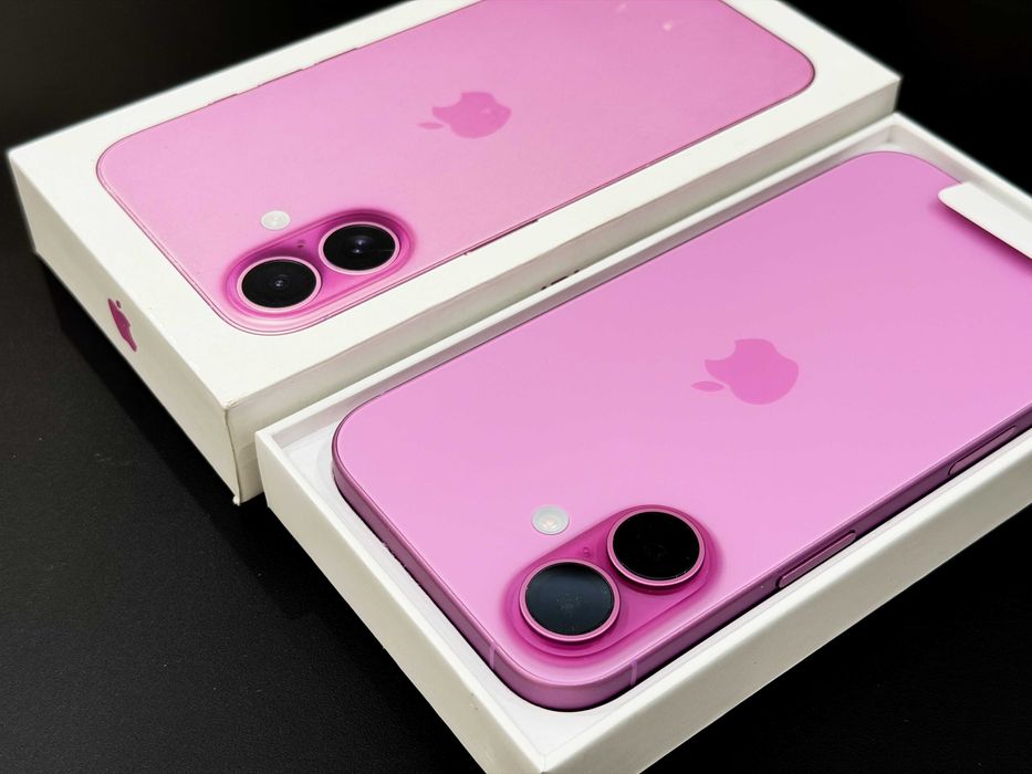 iPhone 16 128GB • 0 cykli • 100% BAT • RATY 0% • Różowy • Gwarancja