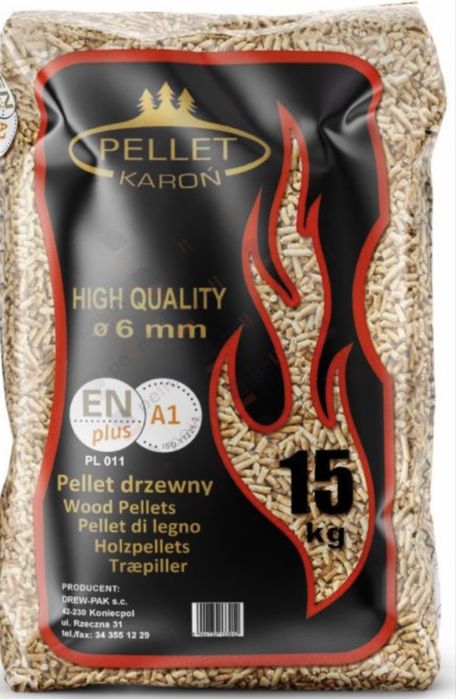Pellet opałowy fi 6/8/10mm Zator