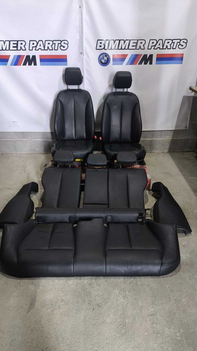Bancos BMW Serie 3 (F30) Normal em Couro (Costas Passageiros Rebativel)