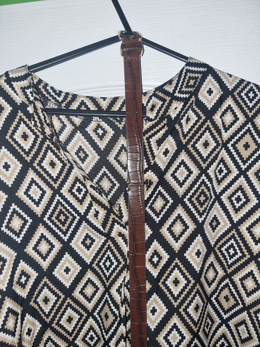 Sukienka tunika romby