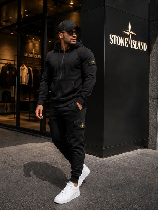 Спортивний костюм Stone Island Premium | Хіт 2026 | Чоловічий костюм Stone Island | Худі + штани