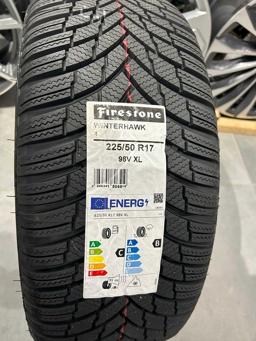 Oryginalne koła zimowe 17 5x112 ET46 Audi A4 B8 225/50R17 Firestone