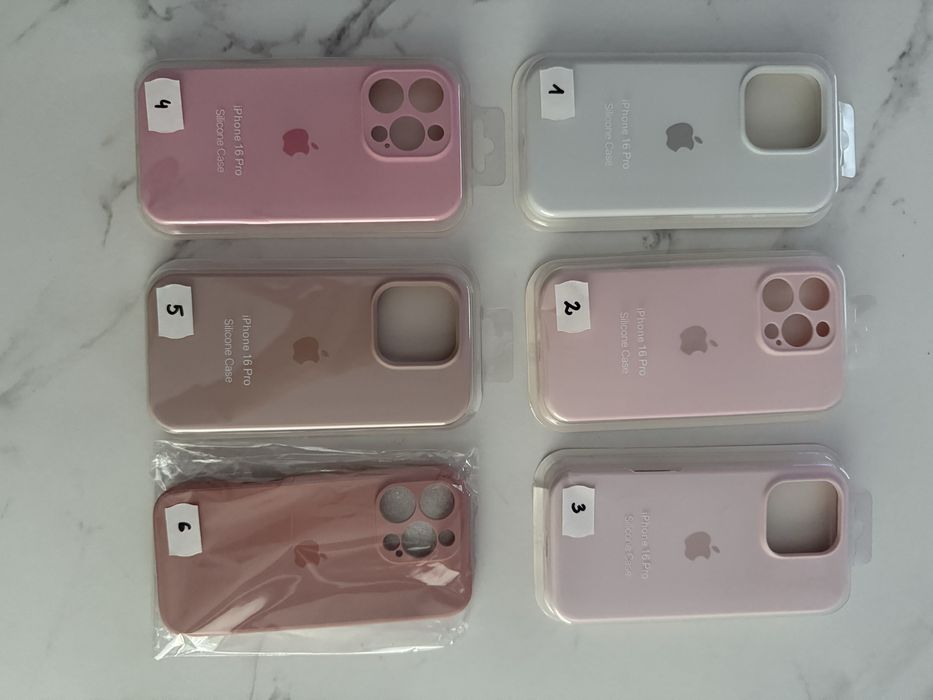 Silikonowe etui na iPhone 16 Pro