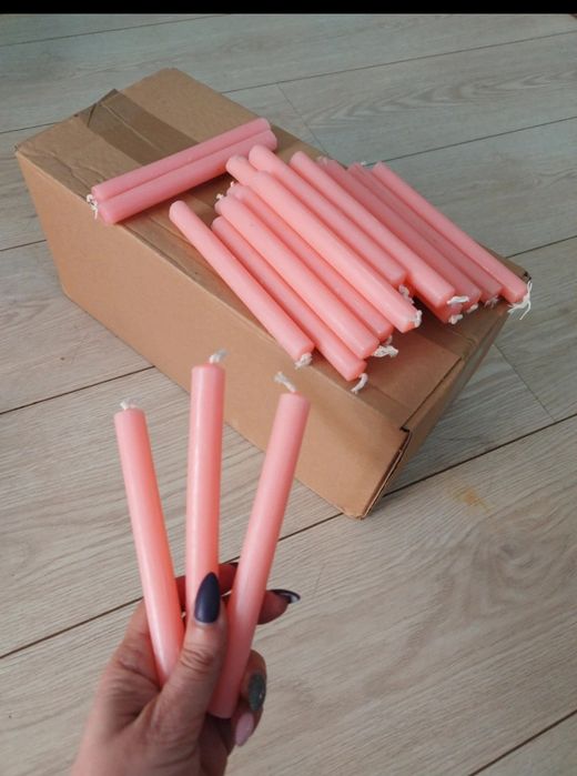 Velas rosa palito de ritual 15 cm -
caixa de 5 Kg aprox. 200 velas