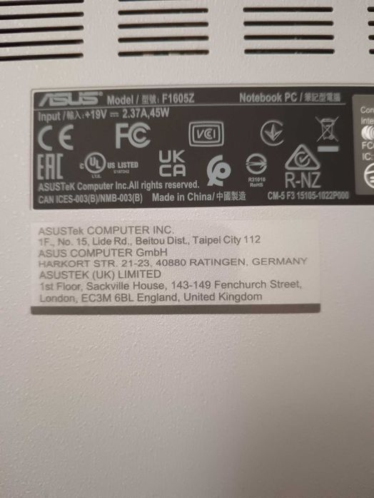 Vendo computador portátil Asus vivobook 15