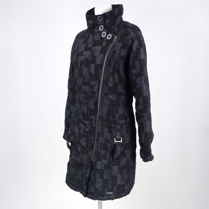 DESIGUAL oryginalny patchworkowy płaszcz PEMIUM