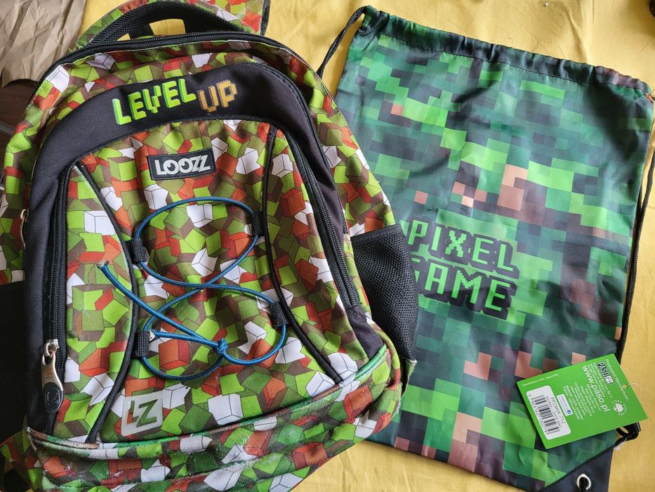 Plecak o worek ala Minecraft 21 litrów loozz