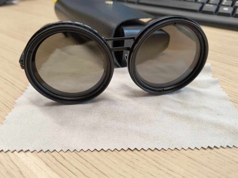 Okulary przeciwsłoneczne NOWE, zmienna jasność, lenonki duże, cosplay