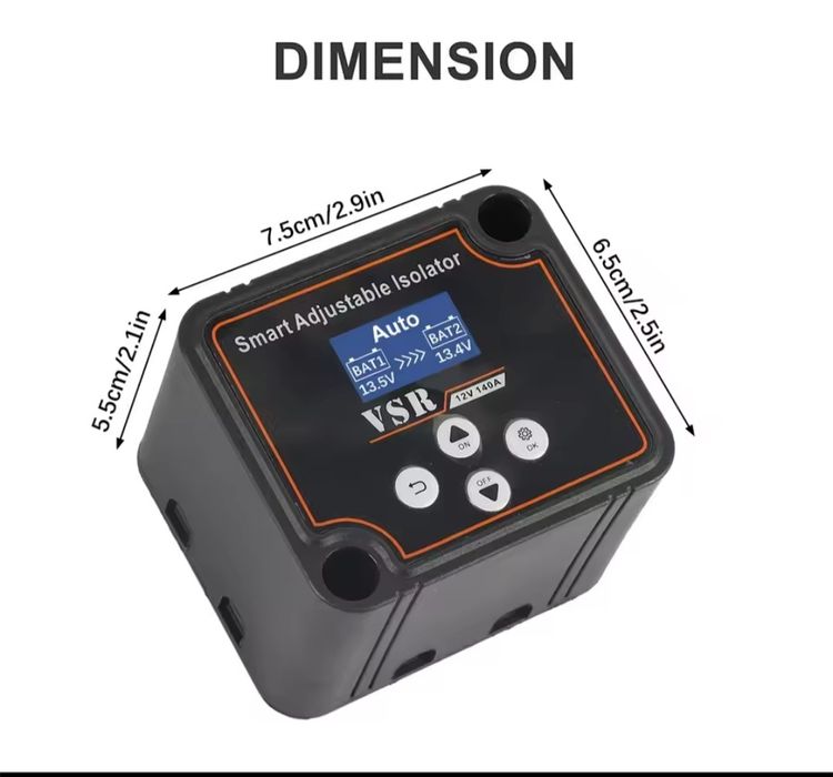 lsolador de bateria 12V 140 Amp VSR - Barcos, Auto Caravanas, Jipes...