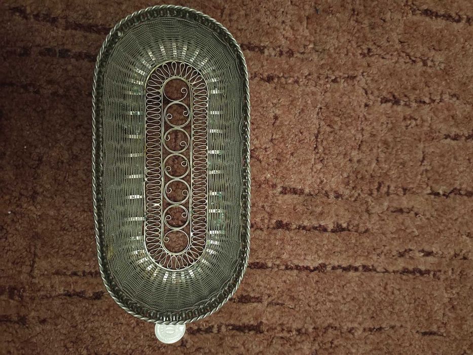 Конфетница серебро