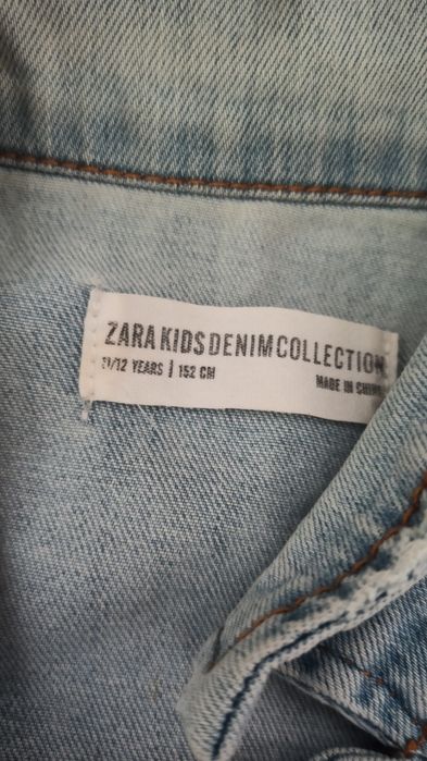 casaco de ganga 11_12 anos Zara