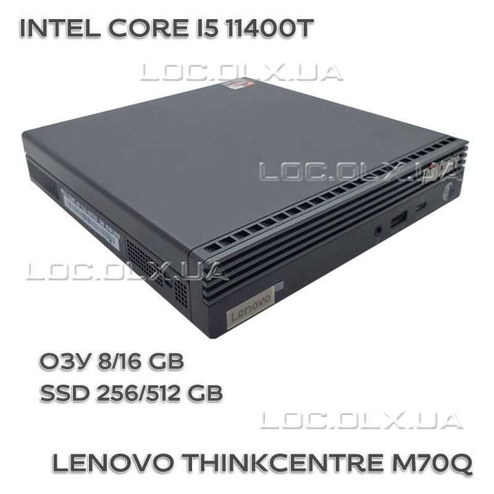 Lenovo ThinkCentre M70q Gen 2 i5-11400T 8/256GB Wi-Fi + BT HDMI DisplayPort #8920