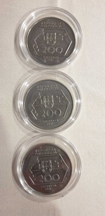 Moedas de 200 Escudos comemorativas "Navegaçoes para Ocidente"