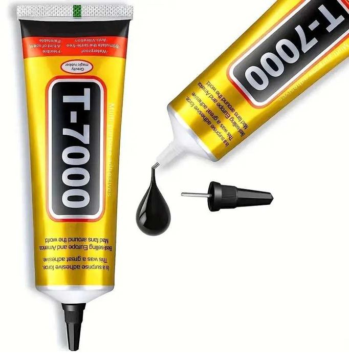 Klej montażowy T-7000 uniwersalny elektronika LCD * Czarny * VideoPlay