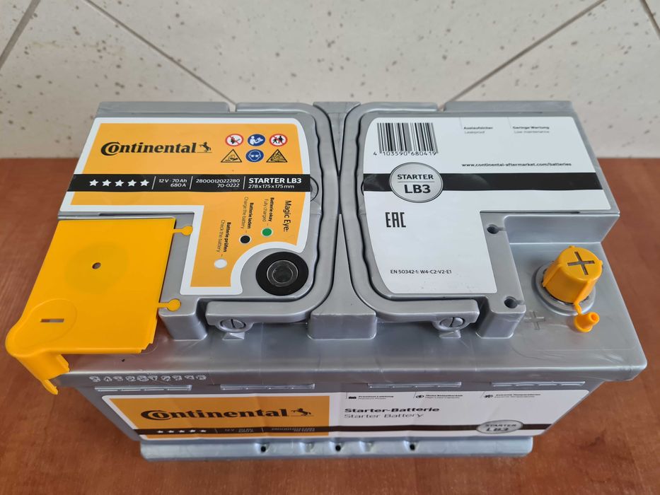 Kraśnik - Akumulator Continental 12V 70Ah / 680A - Klasa Premium L2