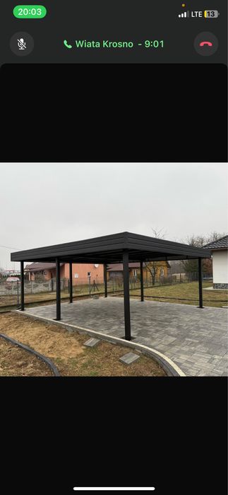 Wiata ogrodowa balkonowa na samochod garazowa