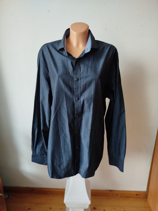 Granatowa koszula męska L.