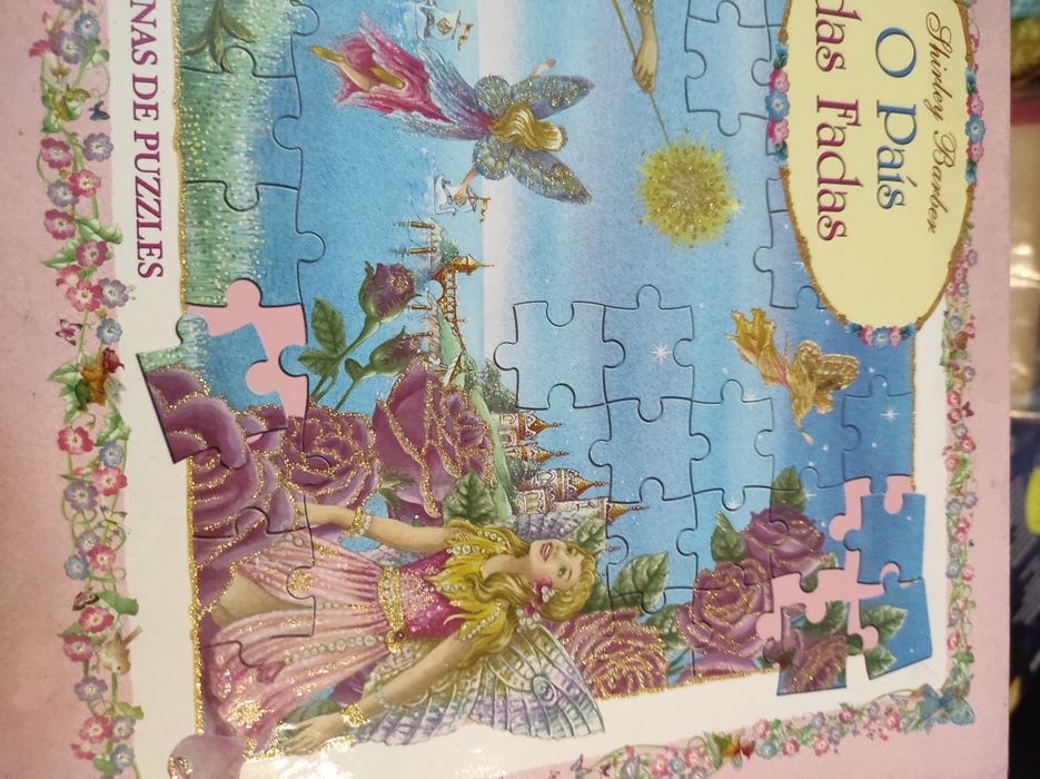 Livro puzzle O país das fadas