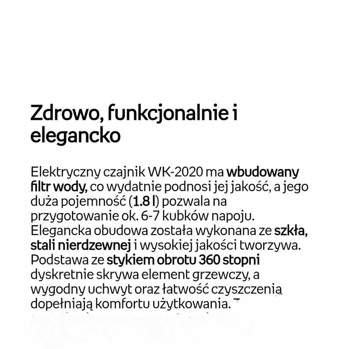 Czajnik elektryczny Łucznik