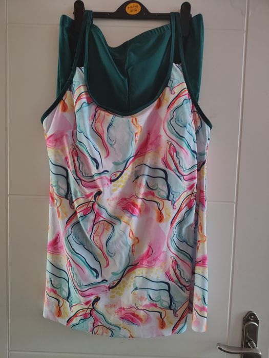 Tankini dwuczęściowy strój kąpielowy