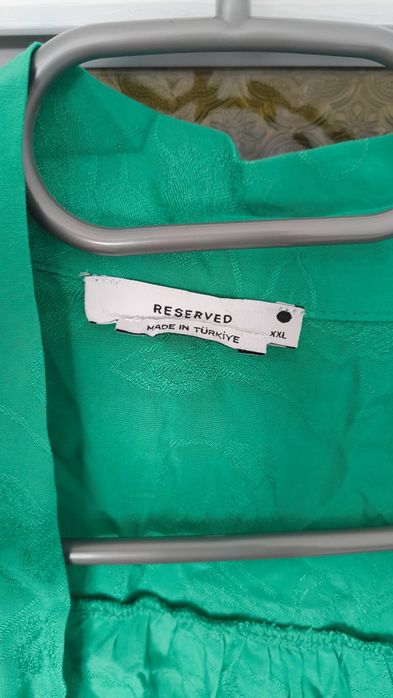 Koszula zielona reserved wiązana