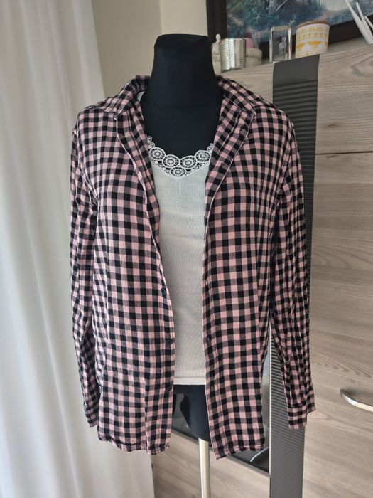 Koszula w kratę H&M r. M 38