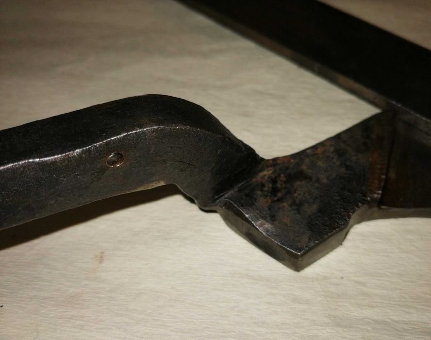 Stare solidne duże kute nożyce - dł. całkowita 60 cm