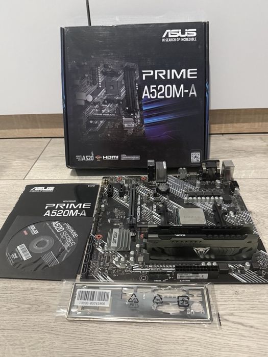 Ігровий комплект Ryzen 5 3600 / Ryzen 5 5500 | ASUS Prime A520M-A | Patriot Viper 16GB DDR4 3200